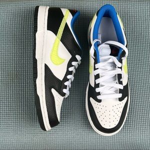 Nike Dunk Low Big Kids White Light Lemon Twist 6.5Y/8W (Dq0977-100)